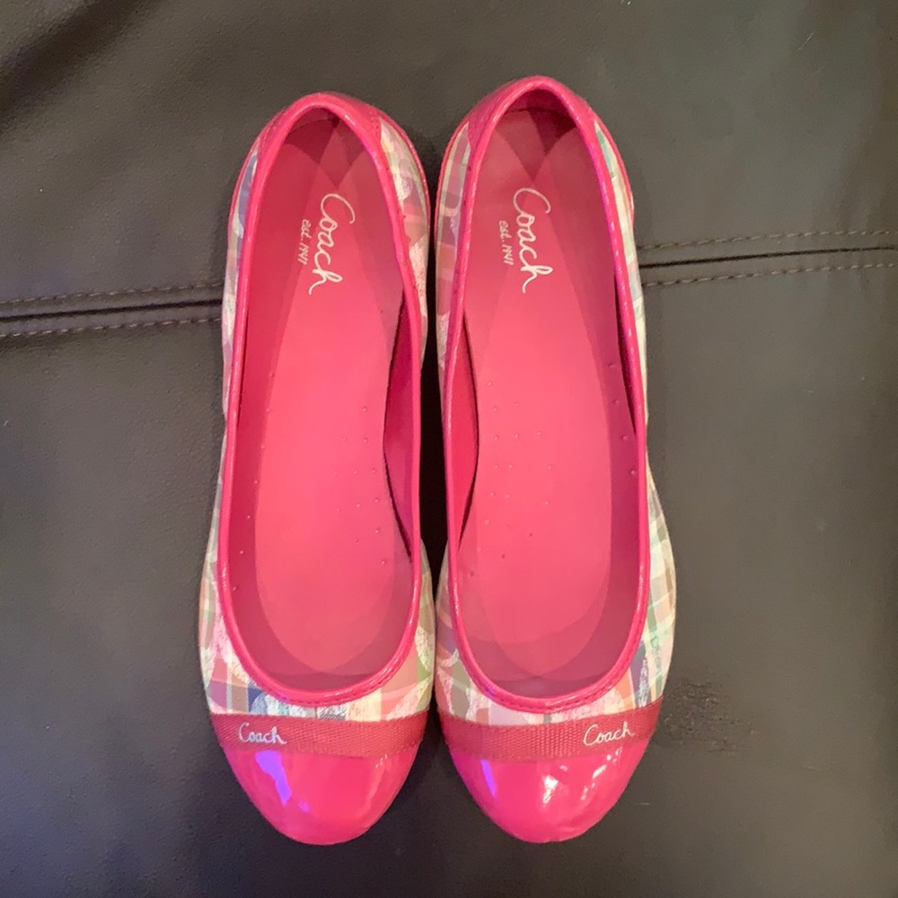 Coach slip on shoes.